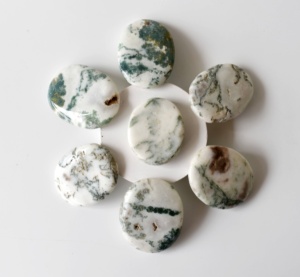 Wholesale Premium Quality Polished <b>Crystal</b> <b>Tree</b> Agate Flat Stones for Healing Meditation Decoration - Product Image 6