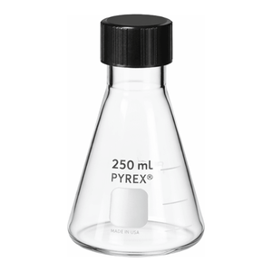 ขวดเออร์เลนเมเยอร์แก้วโบโรซิลิเกต PYREX ขนาด 1000 มล. พร้อมฝาฟีนอลิก สำหรับการเพาะเลี้ยงและการผสม - Product Image 2