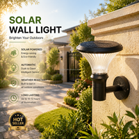 Lampe murale extérieure solaire IP65 détachable, étanche, LED, pour la décoration de villa et de cour