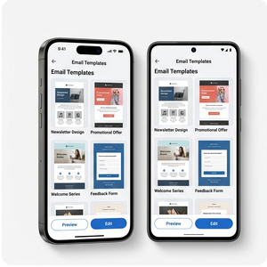 Application de marketing par e-mail Royalcraft – Gestionnaire de campagnes, Envoi de courriers en masse, Automatisation et analyse iOS/Android - Product Image 2