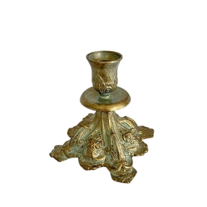 Vintage Gold <b>Bow</b> Candle <b>Holder</b> Decorative Metal Ribbon Taper Candlestick <b>Holder</b> Stand for Table Home Wedding Decoration - Product Image 6