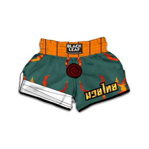 Shorts de Muay Thai personnalisés avec logo brodé en gros - 100% polyester 140g, séchage rapide, unisexe, pour boxe, MMA, kickboxing - Product Image 1