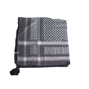 Pañuelo/Hijab Keffiyeh de Algodón Suave de Verano para Mujer Musulmana, de Alta Calidad, con Bloques de Color, Estilo Arfat, a la Moda - Product Image 1