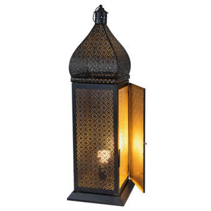 Luxury Iron <b>Lantern</b> for Home <b>Candle</b> Presentation Patio Balcony Decorative Display with Warm Lighting Experience - Product Image 5