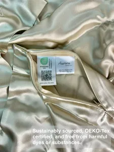 Antifaz de Satén, Antifaz de Seda y Coletero, Funda de Almohada de Seda 100% Pura de Morera, Set de Regalo - Product Image 4