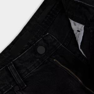 Shorts de mezclilla rasgados estilo casual para hombre, con elasticidad media, estilo urbano, para verano, tipo bermuda. - Product Image 4