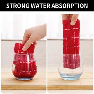 Paños de Cocina de Microfibra Tejida (Beige 13x28 Pulgadas) de Color Sólido, Ecológicos y de Secado Rápido - Product Image 4