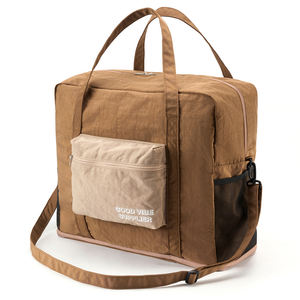 กระเป๋าเดินทางพับได้ น้ำหนักเบา กันน้ำ ความจุขนาดใหญ่ ผลิตจากไนลอน พร้อมซิป - Product Image 3