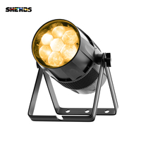Projecteurs de scène étanches IP65 SHEHDS 7x40W RGBW 4-en-1 Zoom DMX512 Par LED pour mariages en extérieur