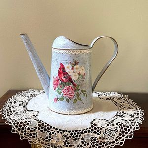 Arrosoir en métal de style vintage pour plantes de jardin avec bec long et étroit pour un débit d'eau facilement contrôlé - Product Image 6