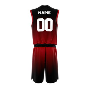 Ensembles de maillots de basket-ball pour hommes à impression numérique personnalisée, 100% polyester respirant, entièrement sublimés, uniformes de basket-ball d'été en gros - Product Image 2