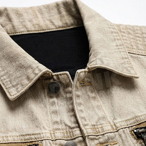 Washed Men Jean <b>Jackets</b> Casual <b>Slim</b> <b>Fit</b> Men Jean <b>Jackets</b> OEM Bulk Supply Winter <b>Jacket</b> Men Jeans <b>Jacket</b> - Product Image 5