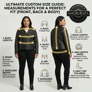 Fashionable Plus Size Leather Jacket – Bespoke Tailoring for Every Shape - Product Image 6