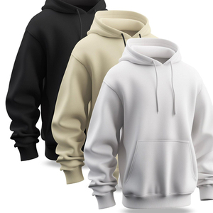 เสื้อฮู้ดดี้ผ้าฟลีซคอตตอน 100% ระบายอากาศได้ดี พิมพ์ลายดิจิตอล สำหรับผู้ชายและผู้หญิง ไซส์ต่างๆ เหมาะสำหรับฤดูหนาว มีฮู้ด คอปก ลายเรียบ สำหรับงานพิมพ์ - Product Image 6
