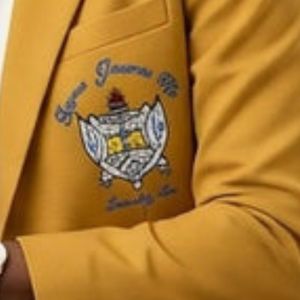 Blazer personnalisé Sigma Gamma Rho pour femme, veste de sororité sur mesure, manteau professionnel brodé avec logo grec, tenue de bureau professionnelle - Product Image 3