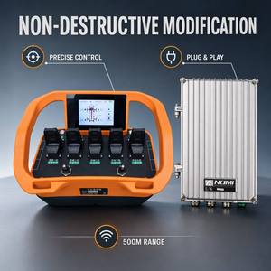 รีโมทควบคุมไฮดรอลิกแบบหลายช่องทาง NOMI พร้อมระบบปรับระดับอัตโนมัติ ระบบล็อคสัญญาณป้องกันการล้มเหลวสำหรับแท่นไฮดรอลิก - Product Image 3