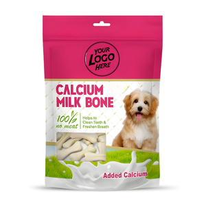 Friandises à mâcher pour chiens au lait et au calcium, enrichies en calcium, sans viande, complément alimentaire sûr et masticable pour animaux de compagnie, pour toutes les races, soin des os et de la santé dentaire, OEM ODM - Product Image 1