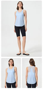 Vestido de Verano de Lona Lisa sin Mangas para Mujer, con Logotipo Personalizado, Sexy, Ajustado, Transpirable, Color Personalizado - Product Image 4