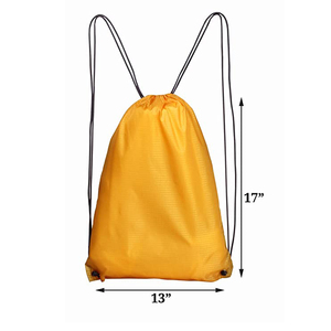 Large Custom Promotional Eco-friendly Reusable Recyclable Polyester Drawstring Backpack Waterproof Gymbag <b>Tote</b> Outdoor Yoga - Product Image 4