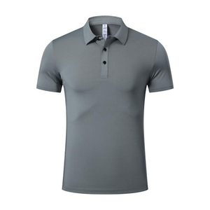 Chemises pour hommes sur mesure en jersey de coton à manches courtes, marque privée, respirantes, décontractées, pour le golf, uniformes d'entreprise, vente en gros - Product Image 3