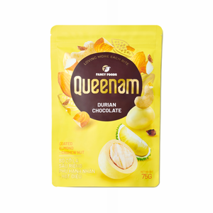Chocolate Dragee al por mayor, el más vendido, servicio OEM/ODM, snacks HALAL, dulces, 75G, chocolate de durián con almendras y anacardos, ¡oferta caliente! - Product Image 1