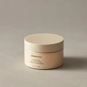 AROMATICA 200g Crème pour le corps Huile fondante Magnolia et bois de santal Produit de haute qualité - Product Image 1