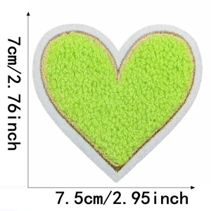 Patch Alphabet Créatif en Chenille, Badge Brodé Doux, Thermocollant et à Coudre, Décoration en Tissu pour Vêtements, Vestes, Sacs, Chapeaux - Product Image 6