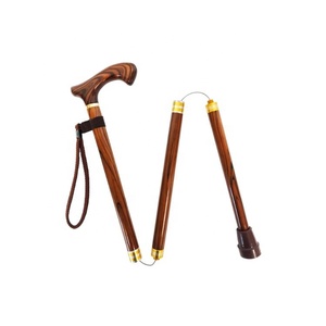 Bastones plegables de madera para caminar - Product Image 2