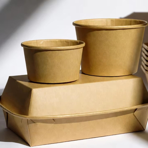 Contenedores de Alimentos Desechables Sostenibles con Diseño Resistente a Fugas y a la Grasa para Restaurantes y Pedidos a Domicilio - Product Image 1