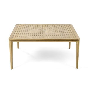 Mesa de Comedor Rectangular de Madera Maciza de Teca para Exteriores, Mesa de Jardín para 8 Personas - Product Image 3