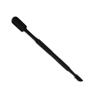 Pousse-cuticules professionnel en acier inoxydable léger et durable avec poignée texturée antidérapante pour manucure double usage haute performance - Product Image 5