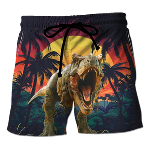 Divertidos Shorts de Playa con Estampado de Pollo Kung Fu, Moda de Verano para Hombres y Niños, Shorts de Baño Casuales con Estampado 3D de Animales, Talla Grande - Product Image 2