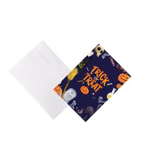 Carte de vœux d'Halloween personnalisée en 3D avec enveloppe, carte de vœux faite à la main, carte d'événement faite à la main, thème Père Noël - Product Image 5