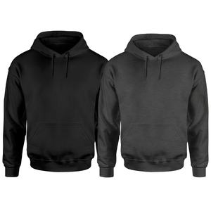 Sudadera con capucha de invierno con cremallera completa de peso pesado de ajuste regular para hombre nueva llegada con cuello con capucha bordado de logotipo personalizado sólido impermeable - Product Image 1