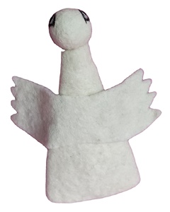 Oeuf en feutre multicolore personnalisable fait à la main ensemble de conception d'oiseau confortable ustensiles de cuisine durables accessoires décorations de fête - Product Image 2