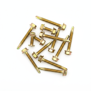 Tornillos Autoperforantes con Cabeza Hexagonal, Métricos, de Acero al Carbono Clase 8.8, Zincados, Rosca Gruesa - Product Image 1