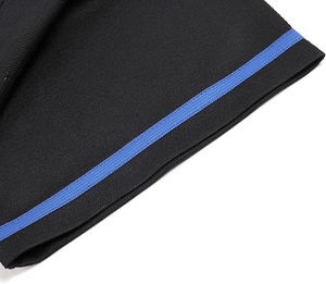 Custom Men Black <b>Baseball</b> Jersey With Royal Blue Piping Breathable Mesh Sportswear For Team Training And Casual Wear - Product Image 3