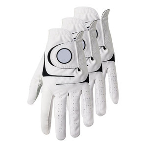 Gants de golf en cuir Cabretta pour hommes et femmes, sportifs, confortables, durables, respirants, antidérapants, design personnalisable, fermeture auto-agrippante - Product Image 1