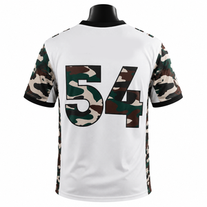 Maillot de football américain personnalisé pour homme – Uniforme d'équipe respirant, sublimé, avec nom et numéro d'équipe personnalisés, pour le jour du match - Product Image 6