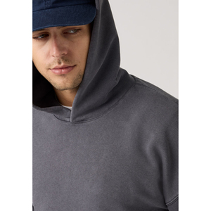 Sudadera Corta Urbana para Hombre, 490 GSM, Felpa de Algodón, Gruesa y Cálida, Sudadera Corta de Invierno, Moda, Fabricante OEM, Marca Privada - Product Image 4