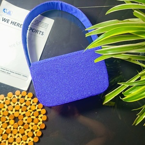 Sacs de rangement pour vêtements faits à la main, brodés de tortues marines, en coton 100% écologique et durable, avec perles violettes, pour bijoux individuels - Product Image 3