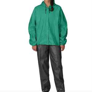 Outdoor High Quality New Style Solid Color Dyed Breathable Wholesale Best Price <b>Rain</b> <b>Jackets</b> & Suit Unisex - Product Image 1