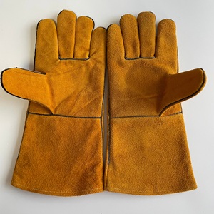 Guantes de Soldadura de Arco de Argón al por Mayor, Guantes de Soldadura TIG de Piel de Vacuno Resistentes a Altas Temperaturas para Soldadores, Guantes de Trabajo de Seguridad Ignífugos - Product Image 5