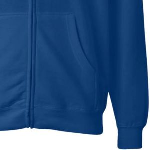 Men's Midweight Full <b>Zip</b> <b>Hooded</b> Sweatshirt Custom Logo Hoodie for Retail Brands and Bulk Clothing Orders - Product Image 6