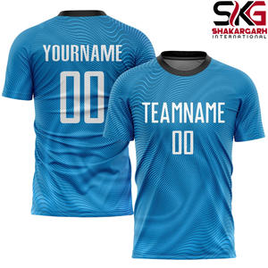 Ensemble de maillot de football personnalisé 100% polyester, uniforme de football respirant à séchage rapide, impression du nom de l'équipe et du numéro du joueur - Product Image 2