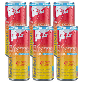 Venta al por mayor de Red Bull Winter Edition Edición Limitada con Sabor a Manzana Fuji y Jengibre, 24 Latas de 250ml, Perfecto para Bares, Clubes y Hostelería - Product Image 6