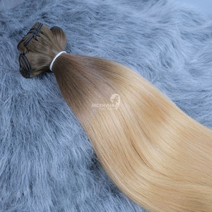 Los mejores vendedores de cabello Remy eslavo 100%, extensiones de cabello alineadas con cutícula virgen cruda, cabello humano súper Doble - Product Image 5