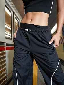 X Custom Women Basic <b>White</b> Lining <b>Joggers</b> Sweatpants Athletic Casual Fit Pants One City All Sports Endless Passion Wholesale - Product Image 2
