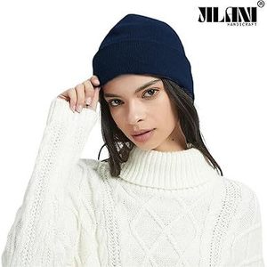 Jilani Handicraft-Gorro azul marino para mujer, accesorio deportivo - Product Image 2