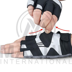 Gants de sport unisexes pour la gym, le cyclisme et le fitness, en nylon durable, respirants, antidérapants, à séchage rapide, avec sangle de poignet réglable - Product Image 3